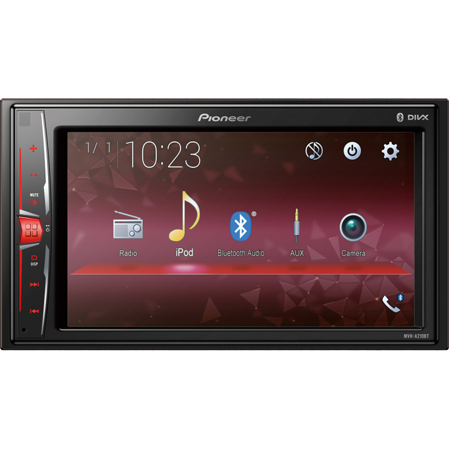 Pioneer mvh a210bt mirroring подключение iphone